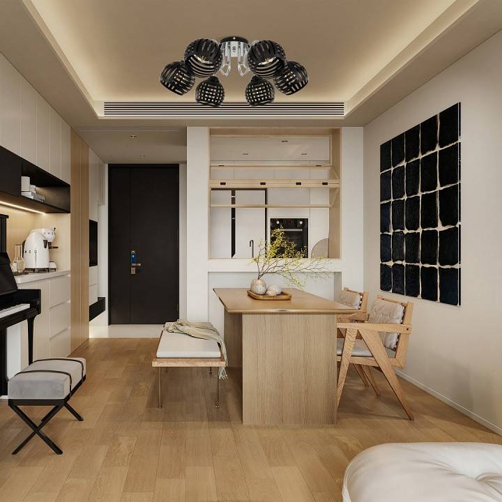 Потолочная люстра Arte Milano AMALFI 6 ламп 325107/6 BK.CR