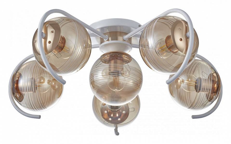 Потолочная люстра Arte Milano AMALFI 6 ламп 326208/5+1 WH+FG