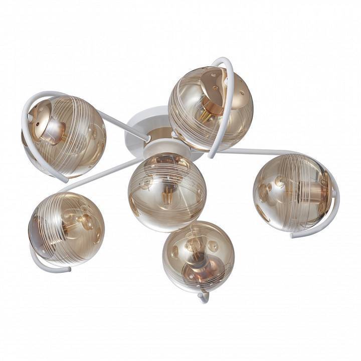 Потолочная люстра Arte Milano AMALFI 6 ламп 326208/5+1 WH+FG