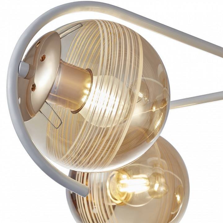 Потолочная люстра Arte Milano AMALFI 6 ламп 326208/5+1 WH+FG