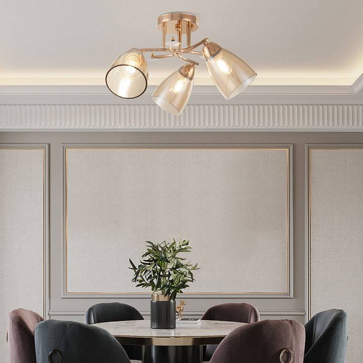 Потолочная люстра Arte Milano AMALFI 3 лампы 326419/3 FG+WH