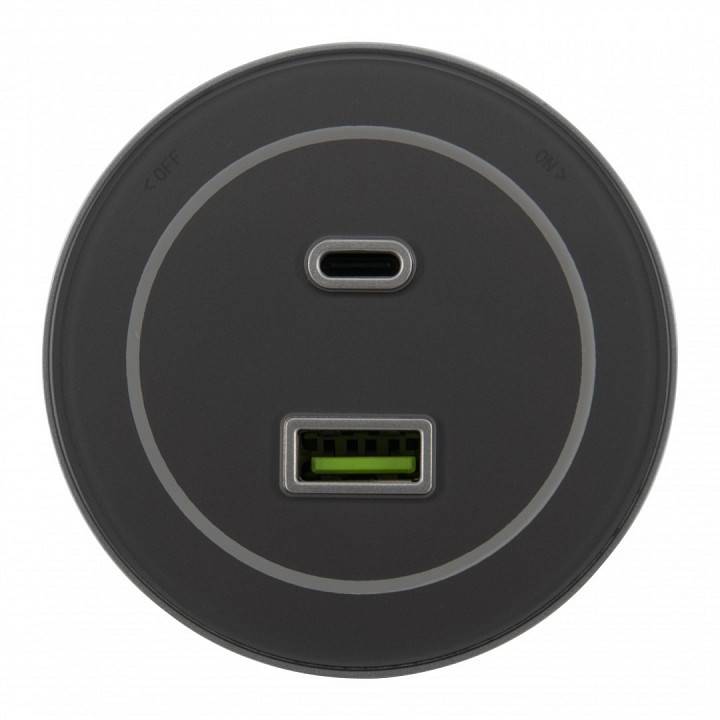 Розетка USB и type C на треке Arte Milano Am-track-sockets-39 399732TS/USB-Type-C Silver