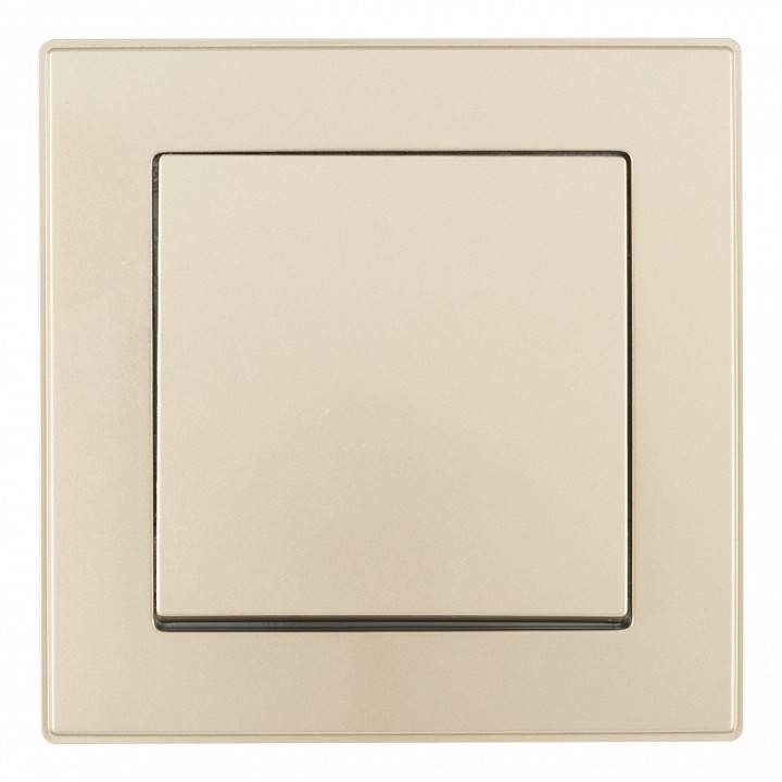 Выключатель одноклавишный Arte Milano SET06-1 SET06-1-30-1 shampan