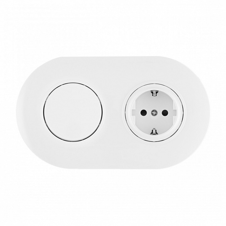 Блок с выключателями одноклавишными влагозащищенными Arte Milano SET08-2 SET08-2-40-1-30-1 white