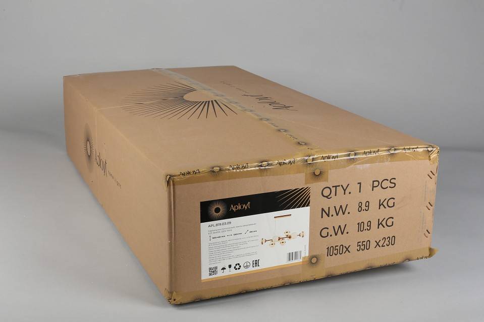 Подвесная люстра Aployt Nika 9 ламп APL.819.03.09