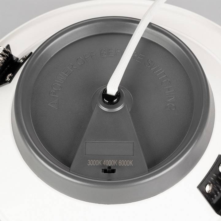 Встраиваемый светильник Arlight CYCLONE-R115-12W Day4000 WH 022522(1)