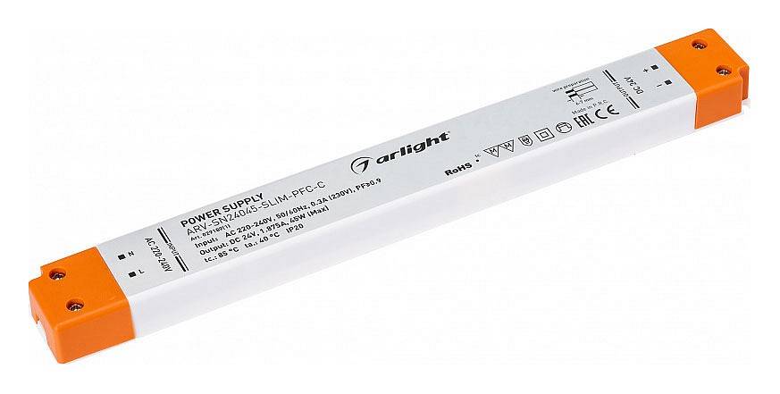 Блок питания Arlight ARV-SN12030-SLIM-PFC-C 12V 30W 029189(1)