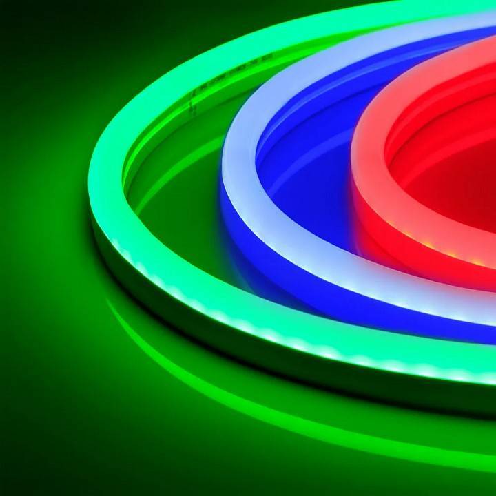 Гибкий неон Arlight ARL-NEON-2615-SIDE 230V RGB 8 Вт/м IP65 030864(1)