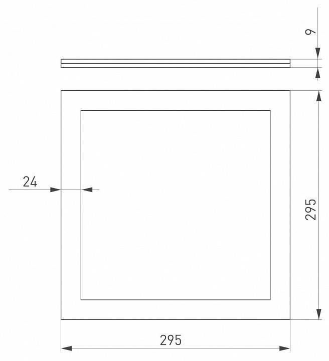 Светильник потолочный Arlight INTENSO 36 Вт 595x595 мм 043550