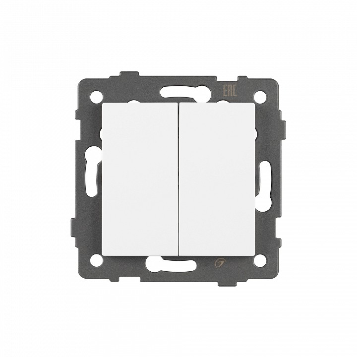 Выключатель двухклавишный без рамки Arlight SWT 049887