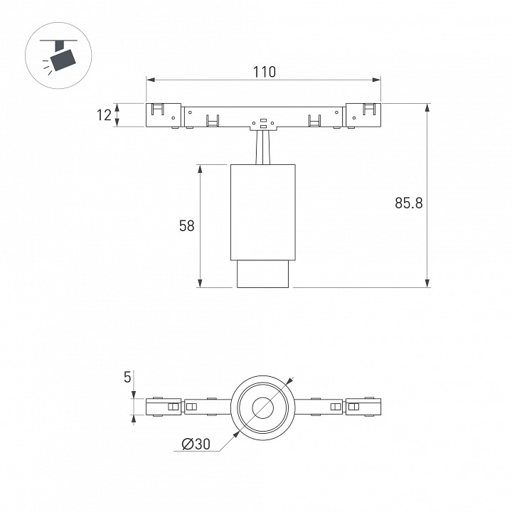 Светильник на штанге Arlight MICROCOSM 050967