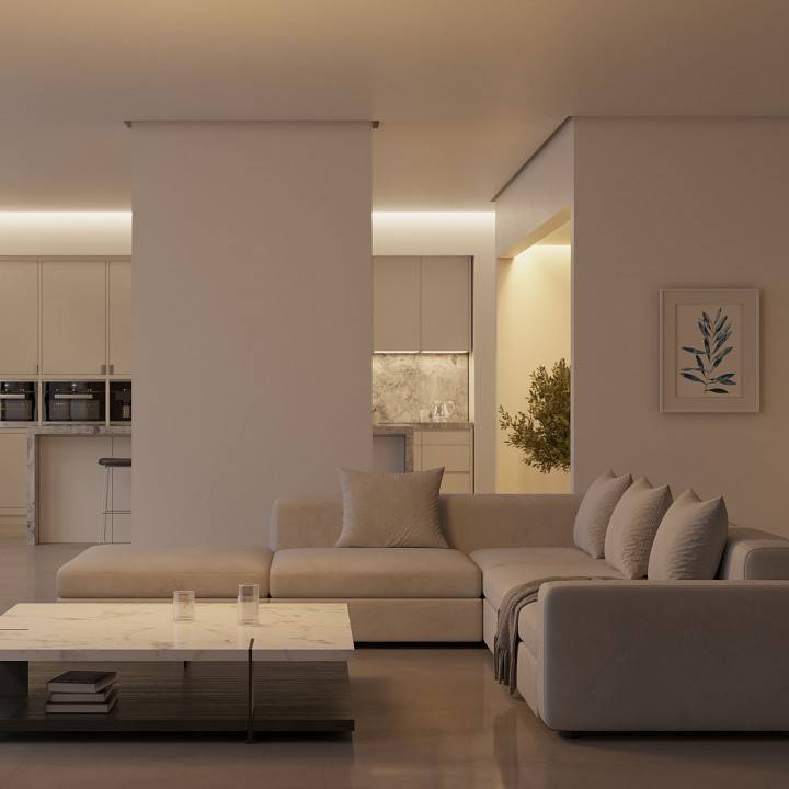 Профиль для установки натяжных потолков с теневым зазором Arlight СEIL 052240