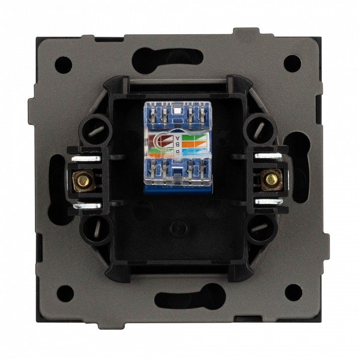 Розетка Ethernet RJ-45 и со шторками, без рамки Arlight SCT-TENDO 054105