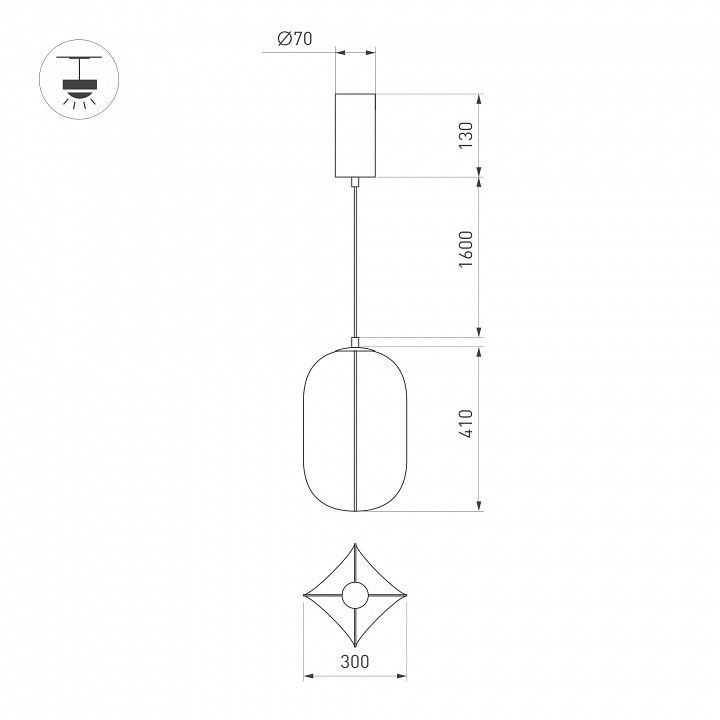 Подвесной светильник Arlight SETA 056883