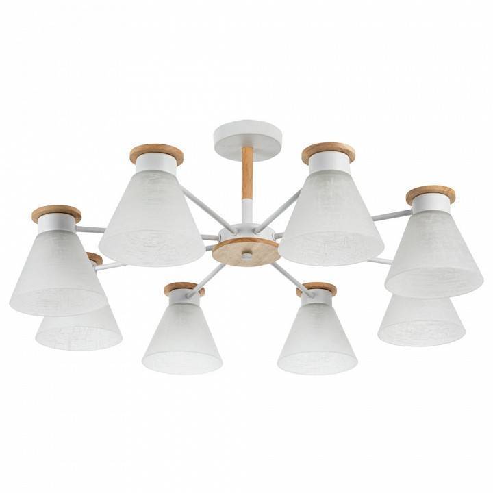 Люстра на штанге Arte Lamp Tyler 8 ламп белая A1031PL-8WH