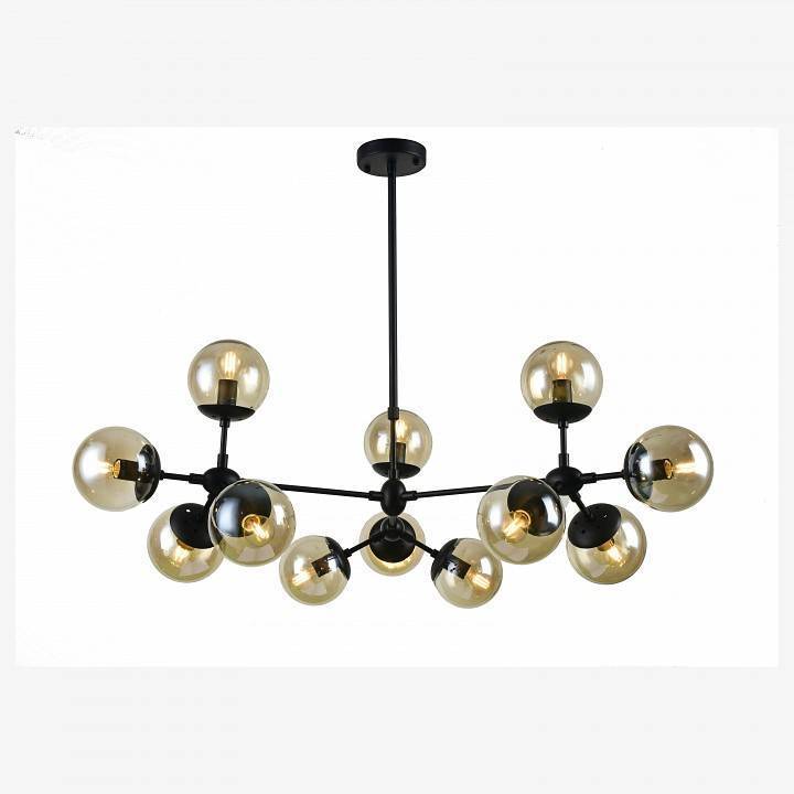 Люстра на штанге Arte Lamp Bolla 12 ламп A1664SP-12BK