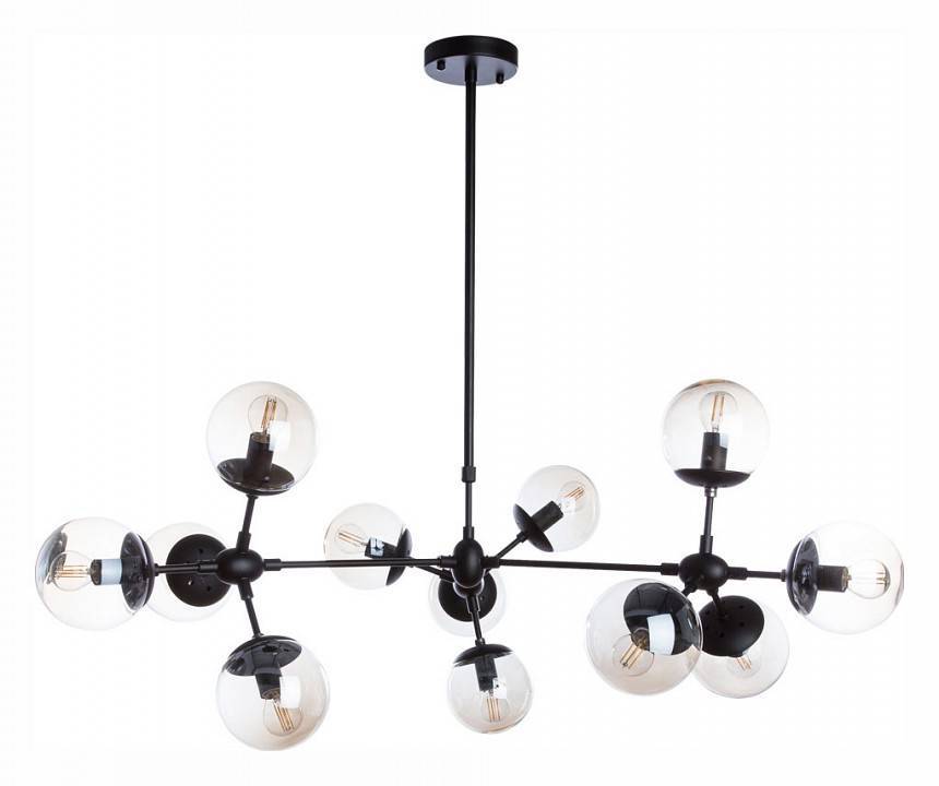 Люстра на штанге Arte Lamp Bolla 12 ламп A1664SP-12BK