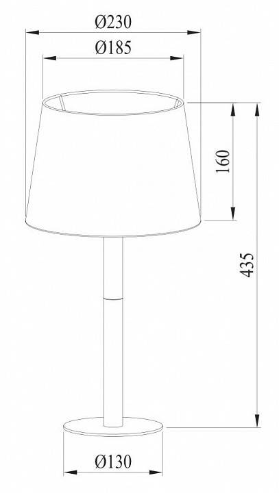 Настольная лампа декоративная Arte Lamp Connor A2102LT-1WH