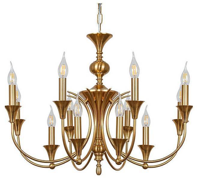 Подвесная люстра Arte Lamp Collinetta 12 ламп A4094LM-12PB