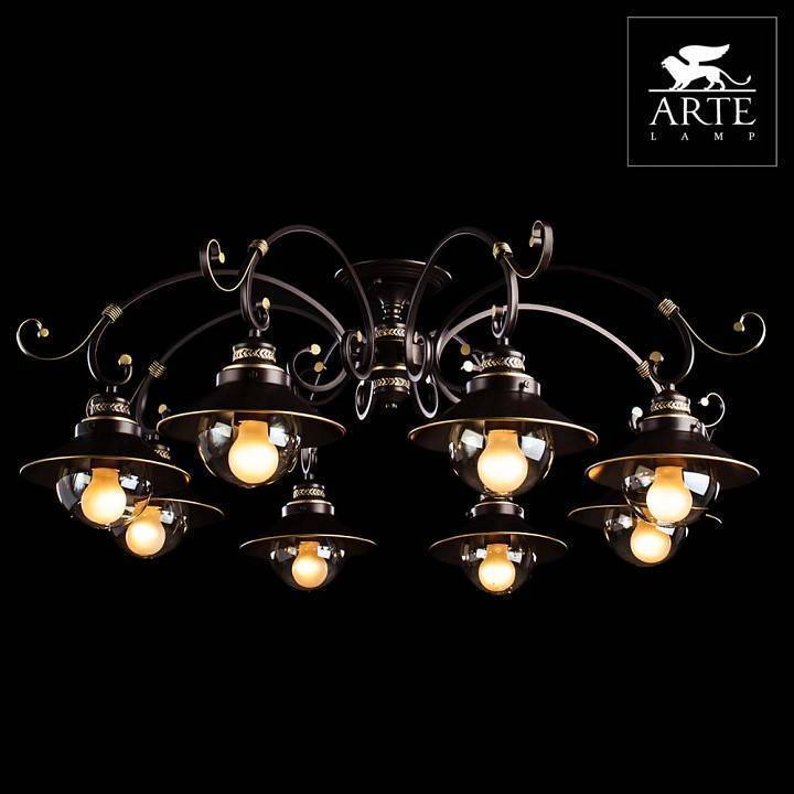 Потолочная люстра Arte Lamp Grazioso 8 ламп A4577PL-8CK