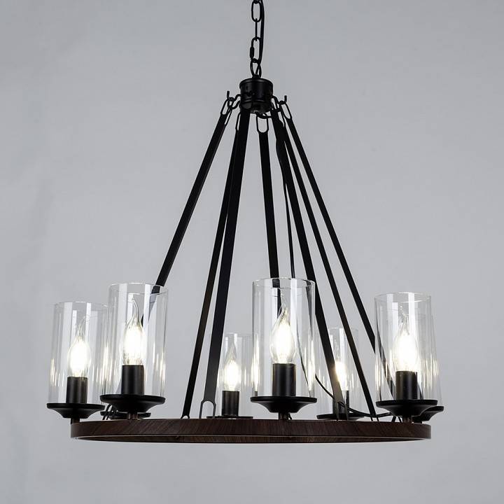Подвесная люстра Arte Lamp Dalim 8 ламп A7014SP-8BK