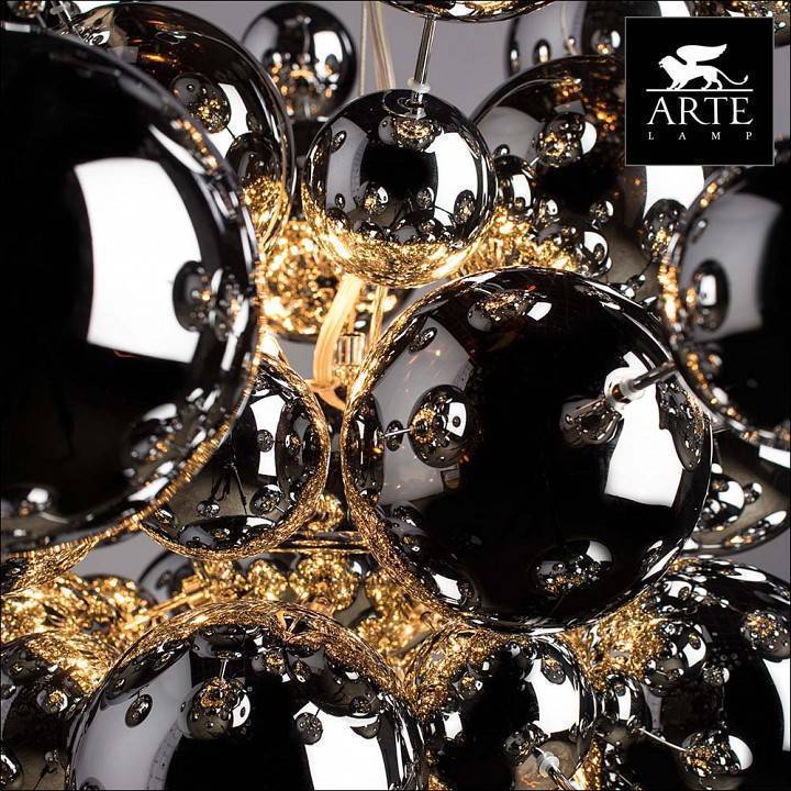 Подвесная люстра Arte Lamp Molecule 9 ламп A8313SP-9CC