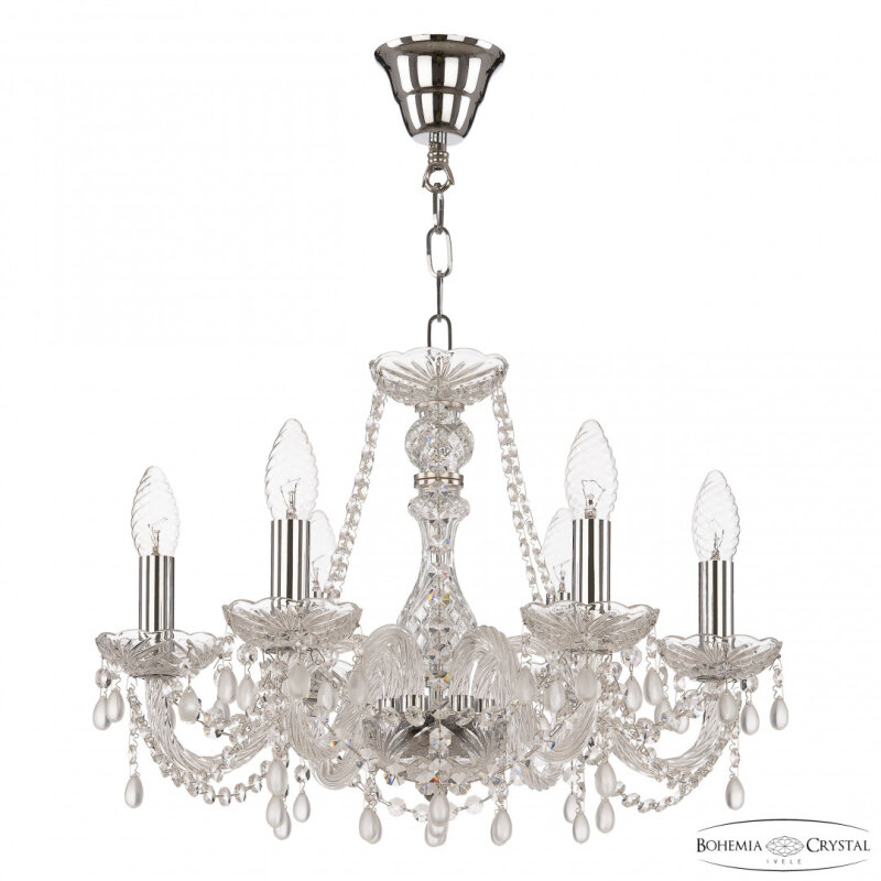 Подвесная люстра Bohemia Ivele Crystal 112 112/6/165 Ni V0300