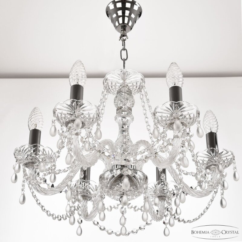 Подвесная люстра Bohemia Ivele Crystal 112 112/6/165 Ni V0300