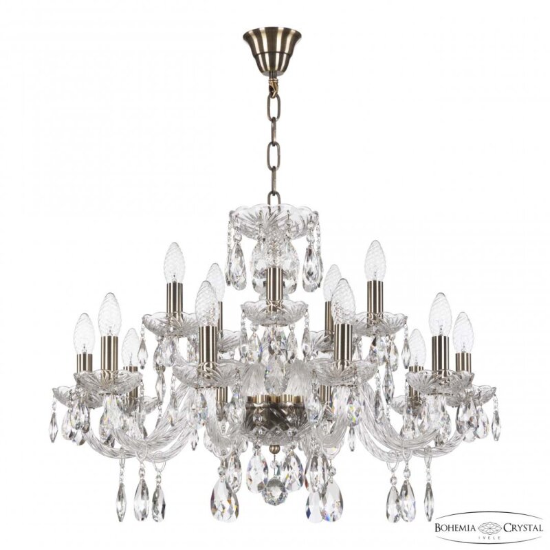Подвесная люстра Bohemia Ivele Crystal 117 117/10+5/240 Pa