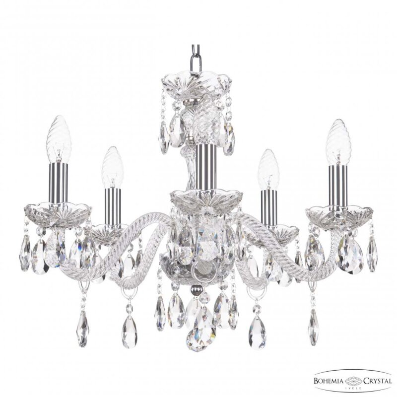 Подвесная люстра Bohemia Ivele Crystal 117 117/5/165 Ni