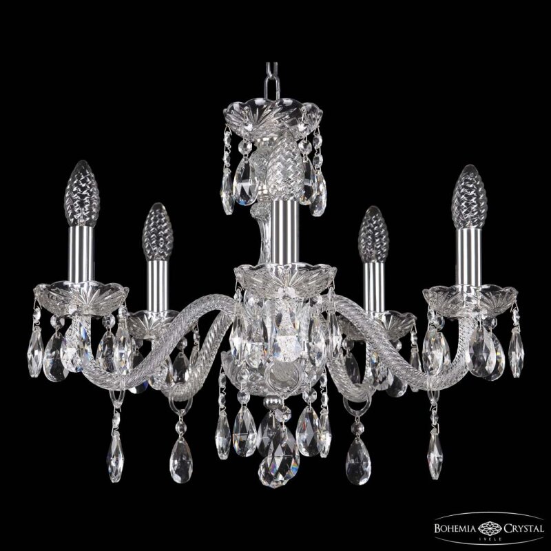 Подвесная люстра Bohemia Ivele Crystal 117 117/5/165 Ni