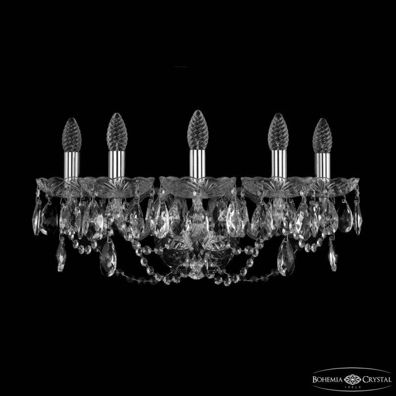 Бра Bohemia Ivele Crystal 1402 1402B/5/195/XL Ni