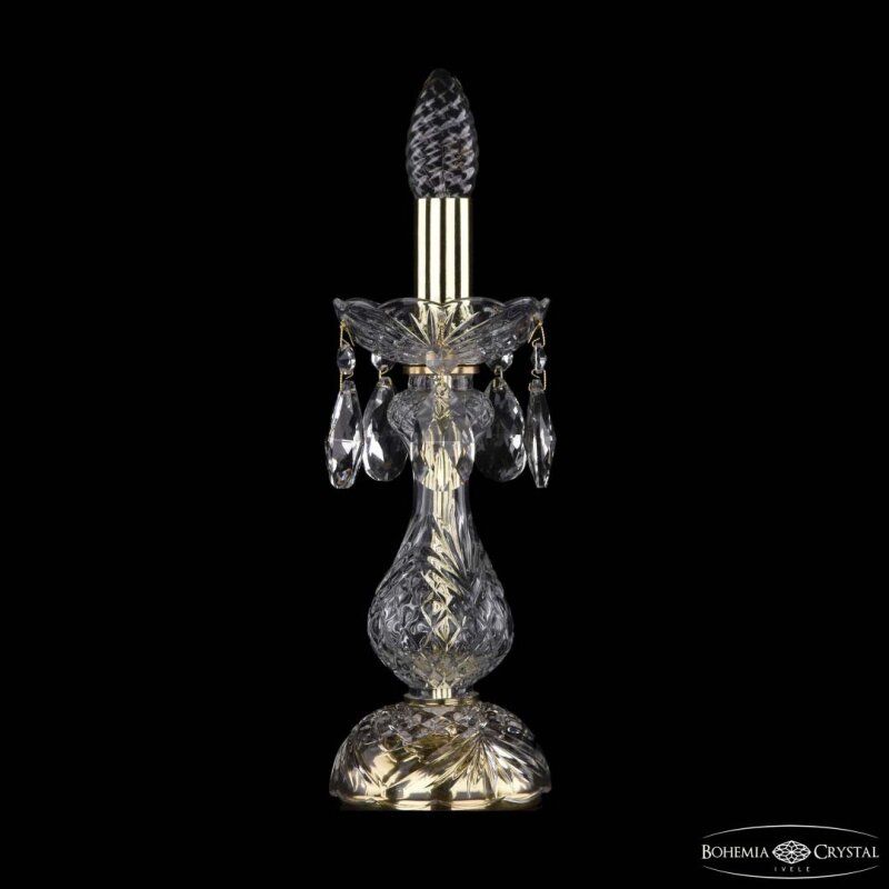 Настольная лампа декоративная Bohemia Ivele Crystal 1402 1402L/1-31 G