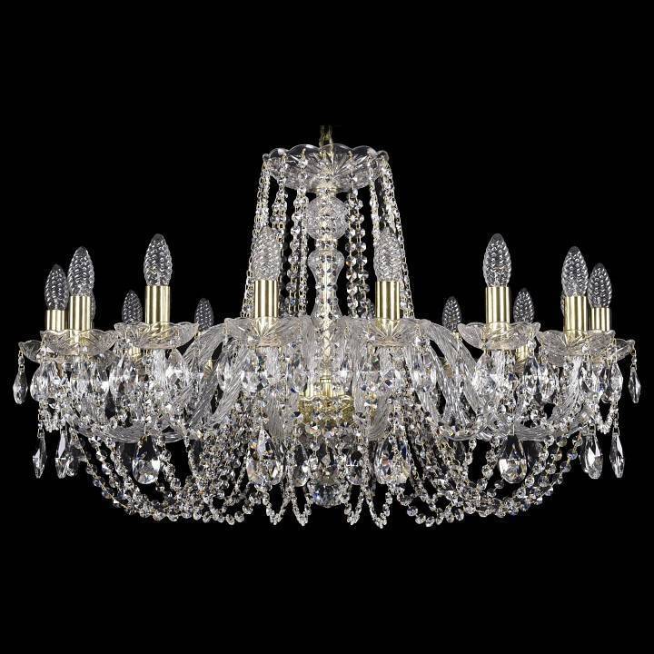 Подвесная люстра Bohemia Ivele Crystal 1402 1402/16/300/G