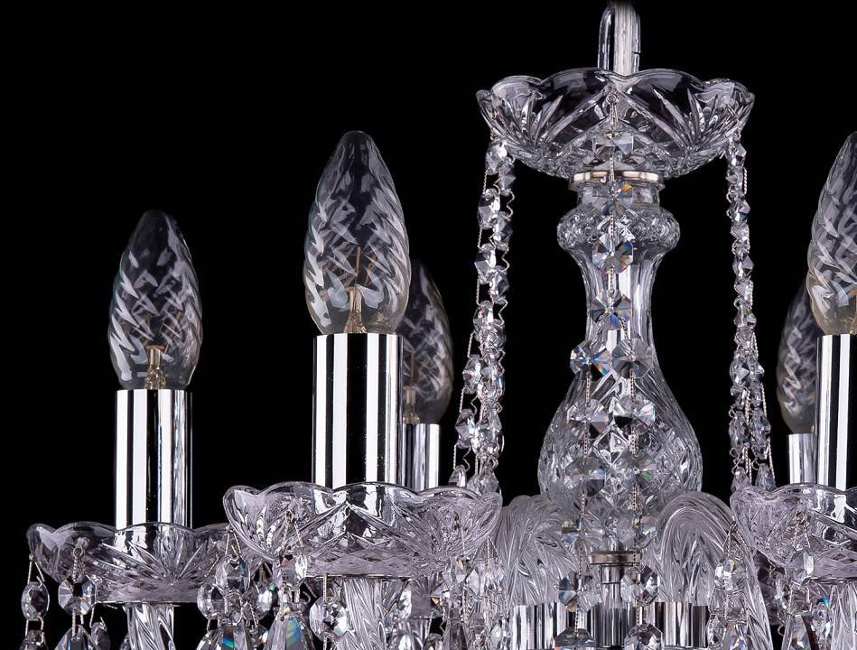 Подвесная люстра Bohemia Ivele Crystal 1402 1402/6/141/Ni