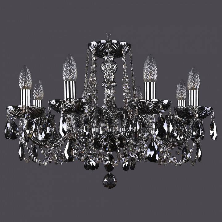 Подвесная люстра Bohemia Ivele Crystal 1402 1402/8/195/Ni/M781