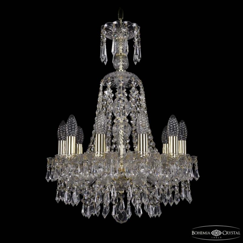 Подвесная люстра Bohemia Ivele Crystal 1403 1403/10/141/XL-61 G