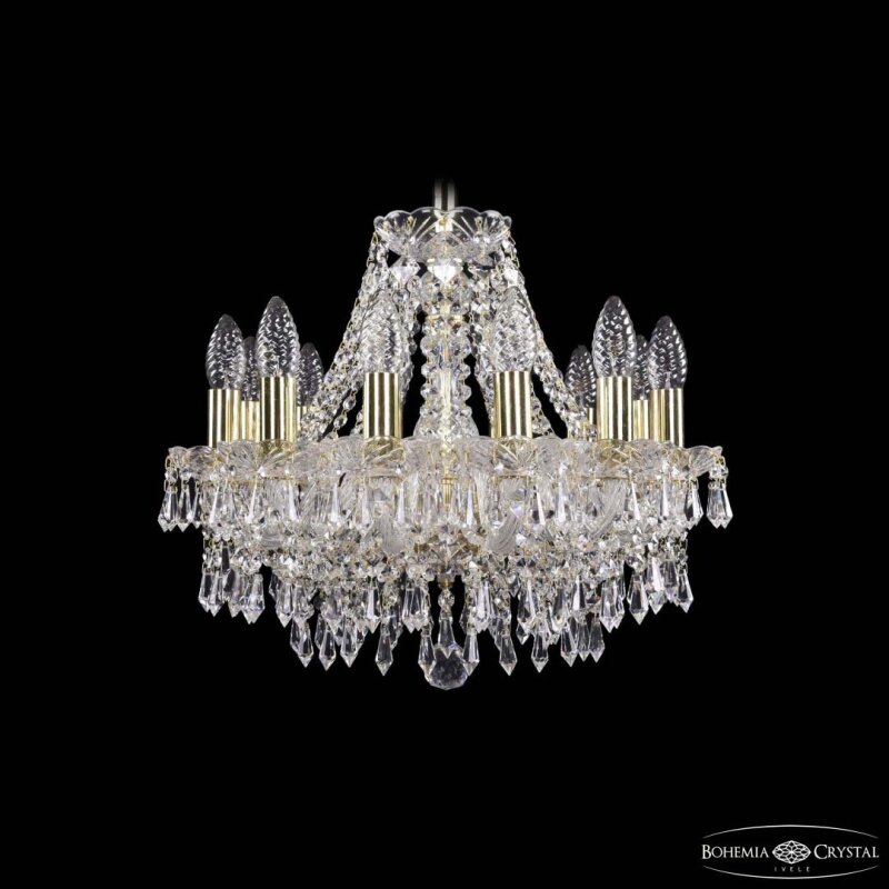 Подвесная люстра Bohemia Ivele Crystal 1403 1403/12/141 G
