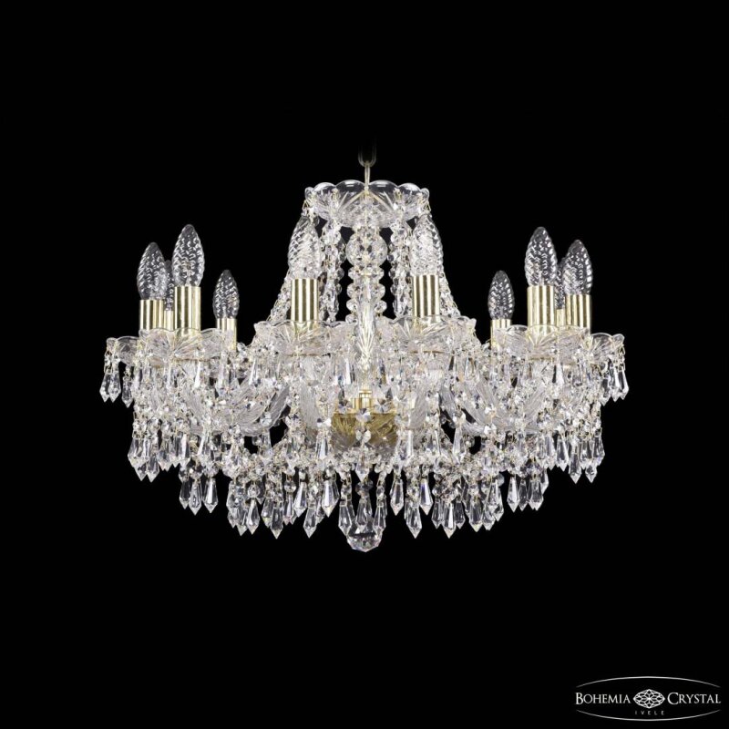 Подвесная люстра Bohemia Ivele Crystal 1403 1403/12/195 G