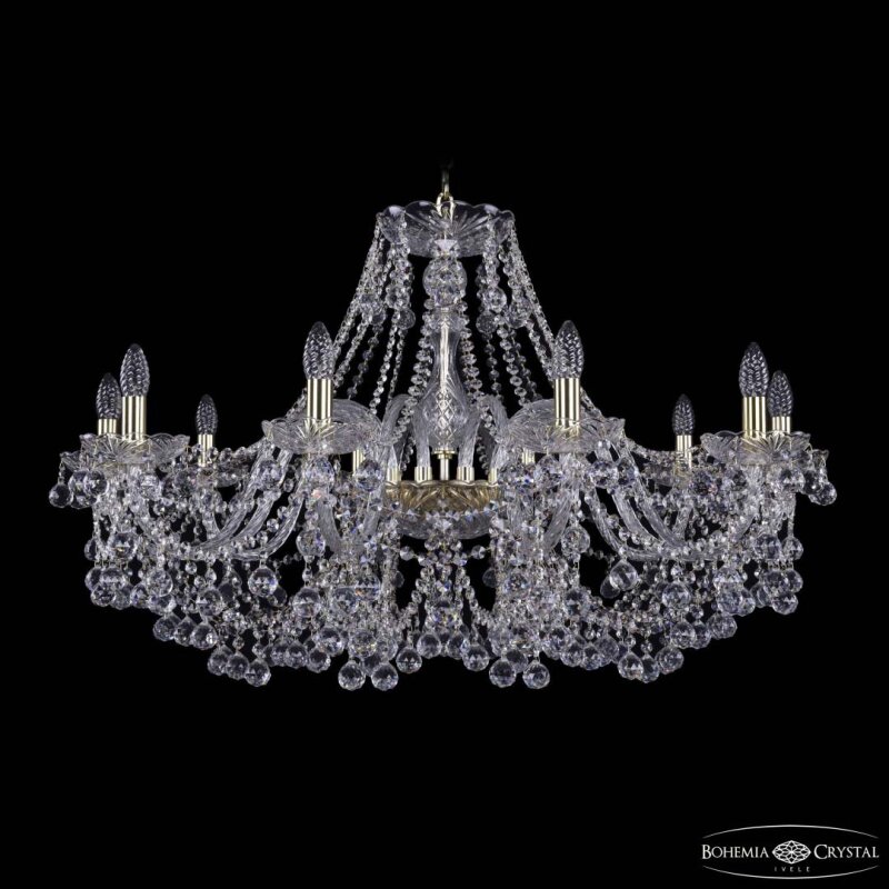 Подвесная люстра Bohemia Ivele Crystal 1409 1409/10/360 G