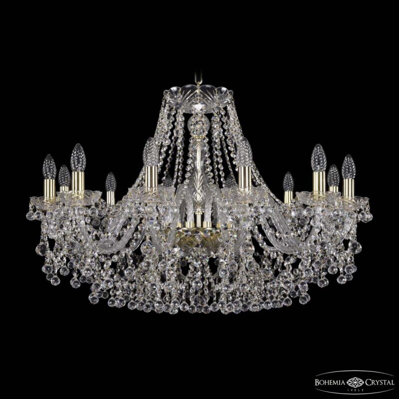 Подвесная люстра Bohemia Ivele Crystal 1409 1409/12/300 G