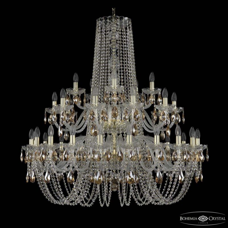 Подвесная люстра Bohemia Ivele Crystal 1409 1409/20+10+5/400/2d G K721