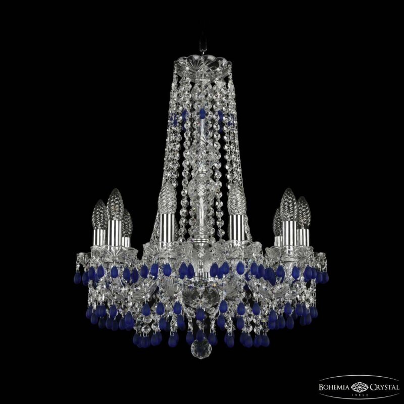 Подвесная люстра Bohemia Ivele Crystal 1410 1410/10/160/h-60 Ni V3001