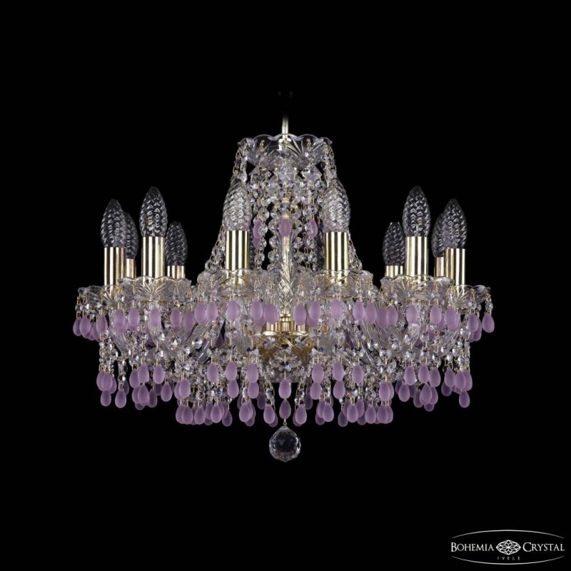 Подвесная люстра Bohemia Ivele Crystal 1410 1410/12/160 G V7010