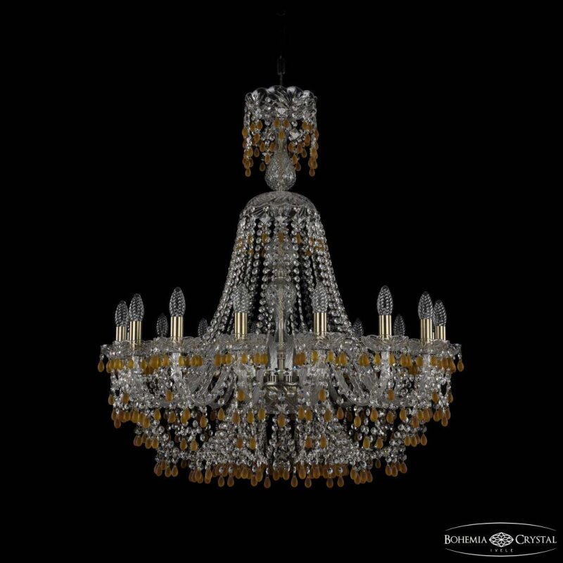 Подвесная люстра Bohemia Ivele Crystal 1410 1410/16/300/XL-95 Pa V1003