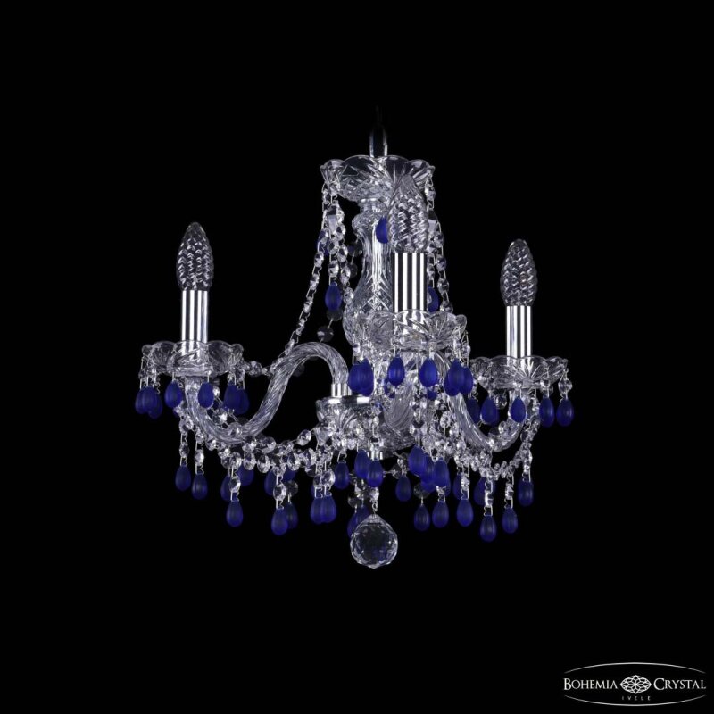 Подвесная люстра Bohemia Ivele Crystal 1410 1410/3/141 Ni V3001