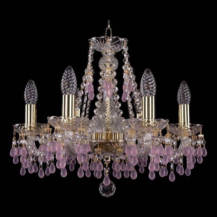 Подвесная люстра Bohemia Ivele Crystal 1410 1410/6/160/G/V7010