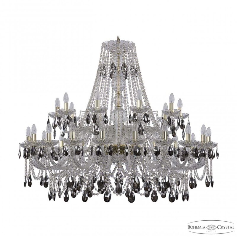 Подвесная люстра Bohemia Ivele Crystal 1411 1411/20+10/460 G K731