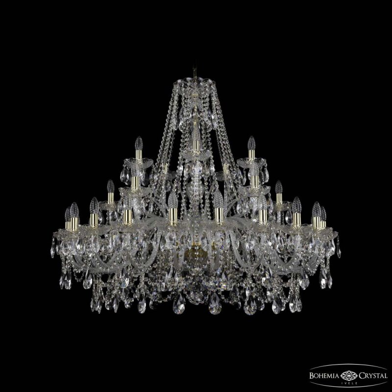 Подвесная люстра Bohemia Ivele Crystal 1411 1411/20+5+5/360 G