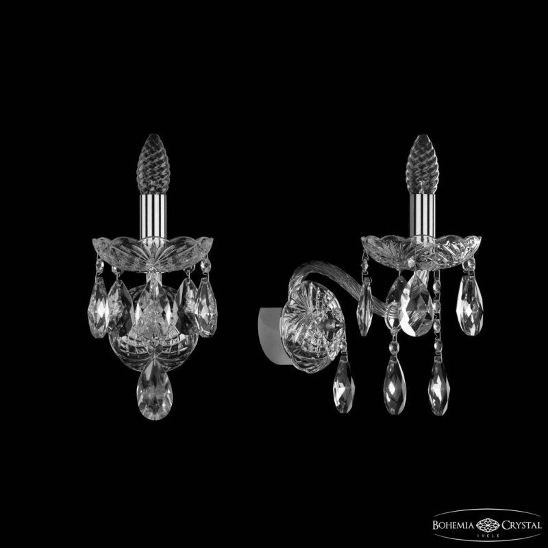 Бра Bohemia Ivele Crystal 1413 1413B/1/165/XL Ni